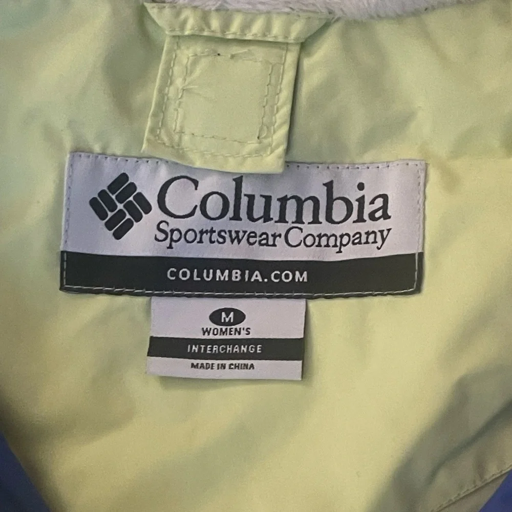 Columbia Vibrant Blue and Lime Ski Jacket - Picture 3 of 6